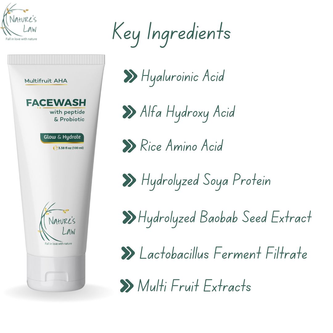 Nature's law Glow face wash