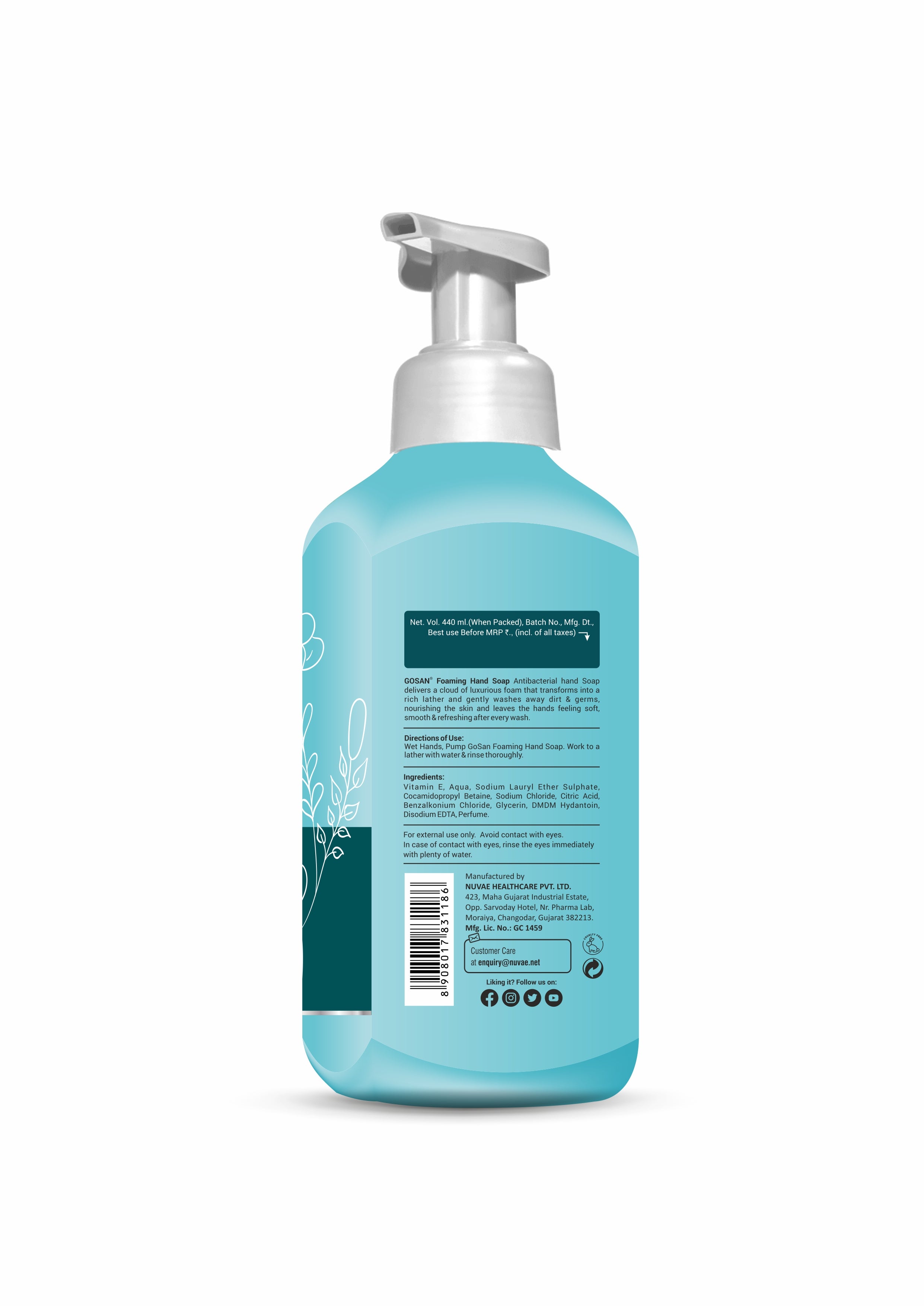 GoSan Vitamin E Foaming Hand wash