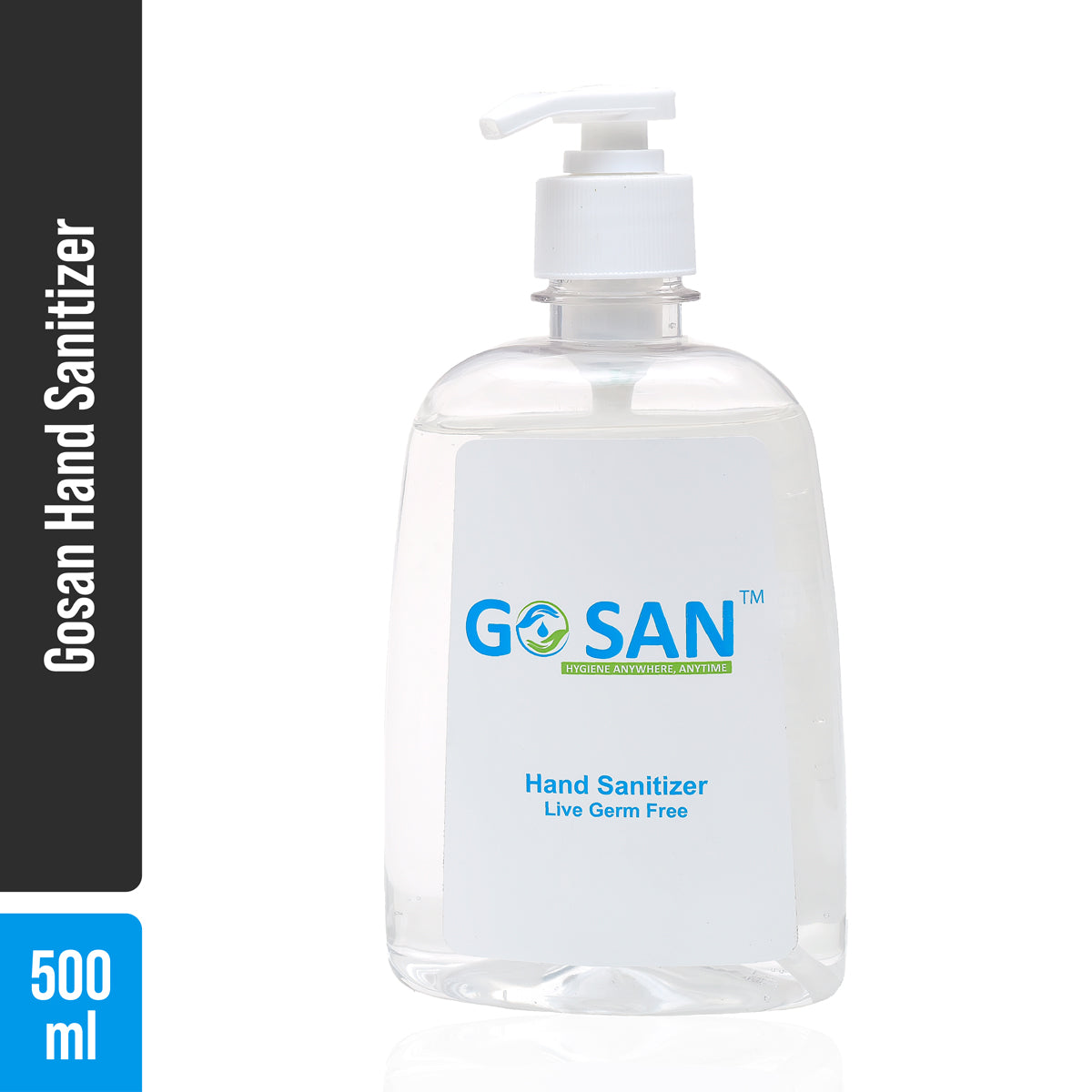 GoSan 500ml Hand Sanitizer With Flip Top