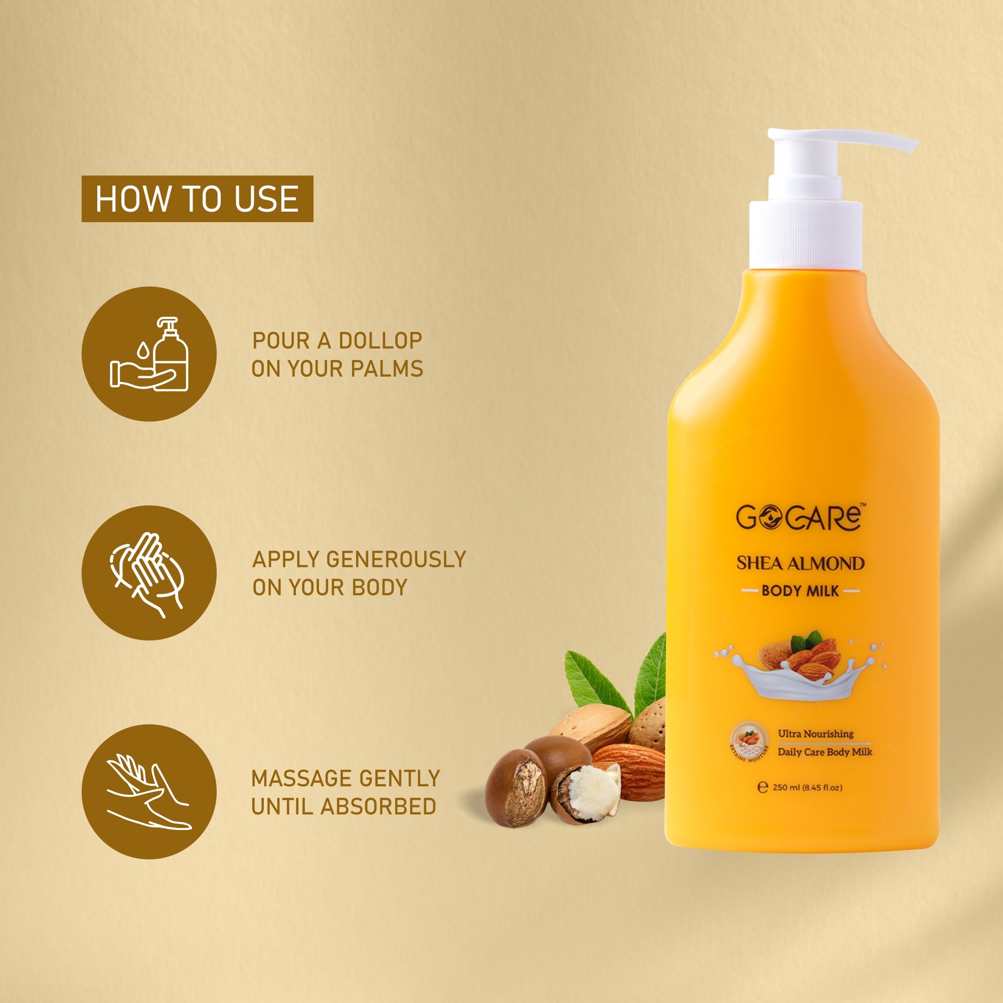 GoCare Shea Almond Body Lotion