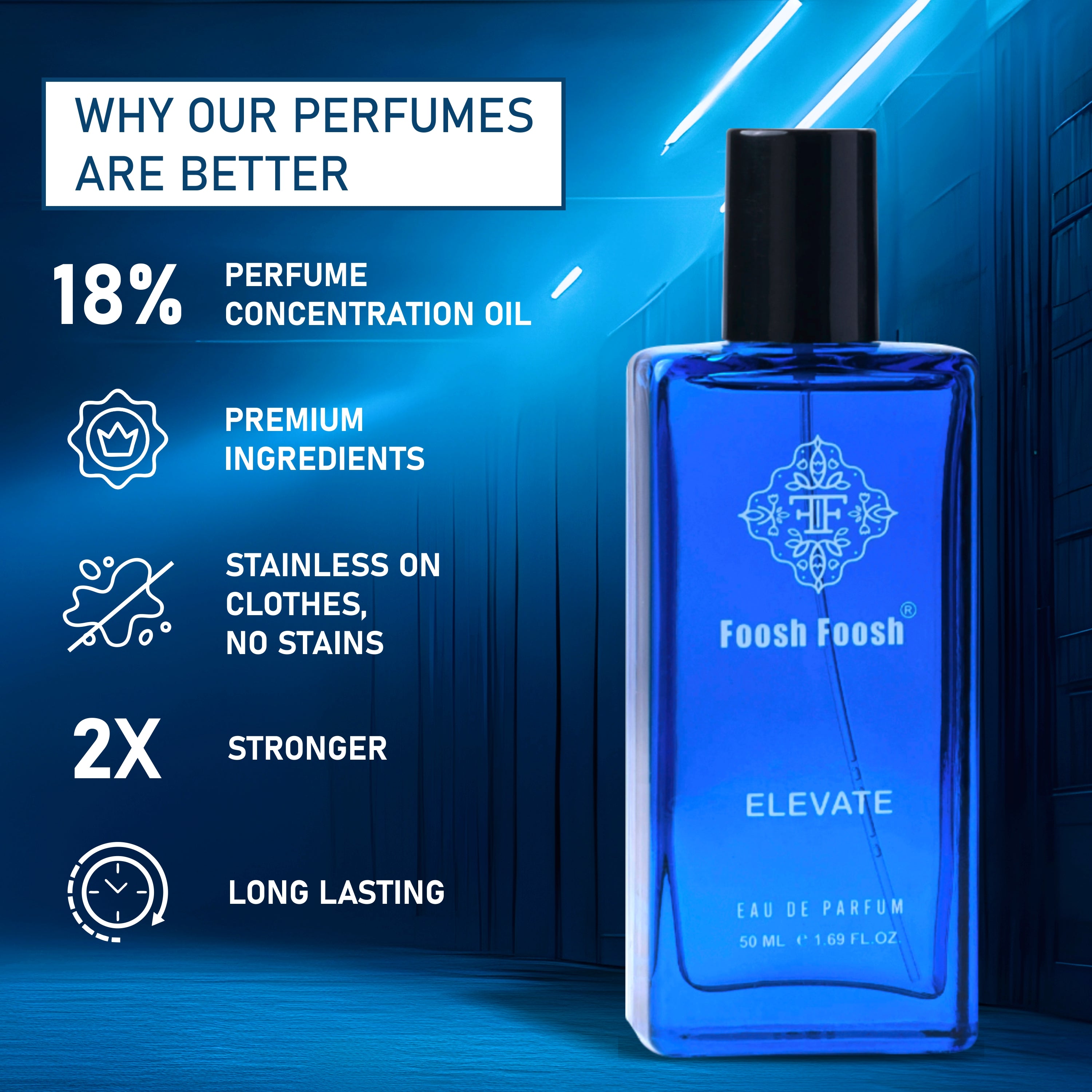 Elevate Luxury Perfume - 50ml | Strong and Long Lasting |