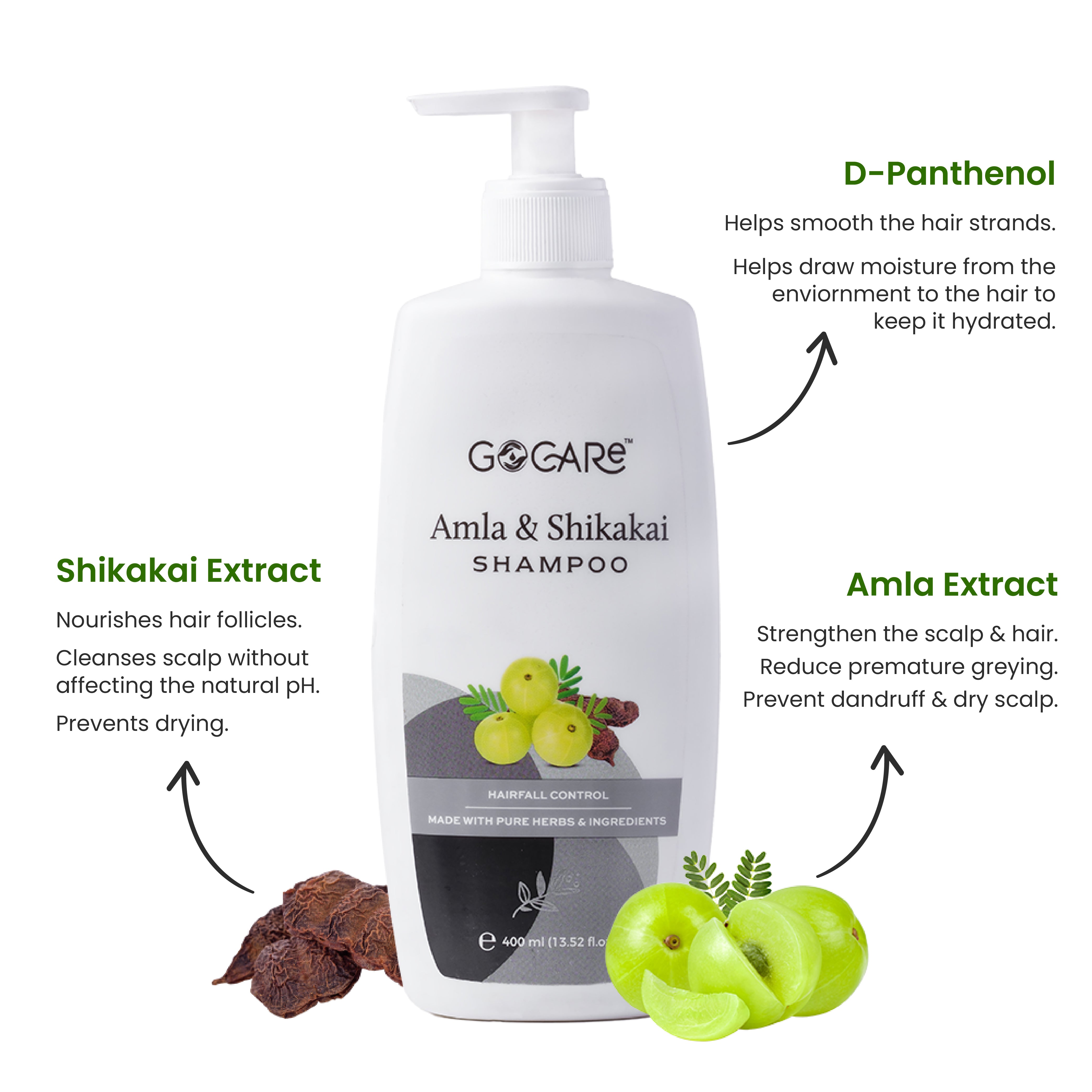 Amla & Shikakai Hairfall Control Shampoo