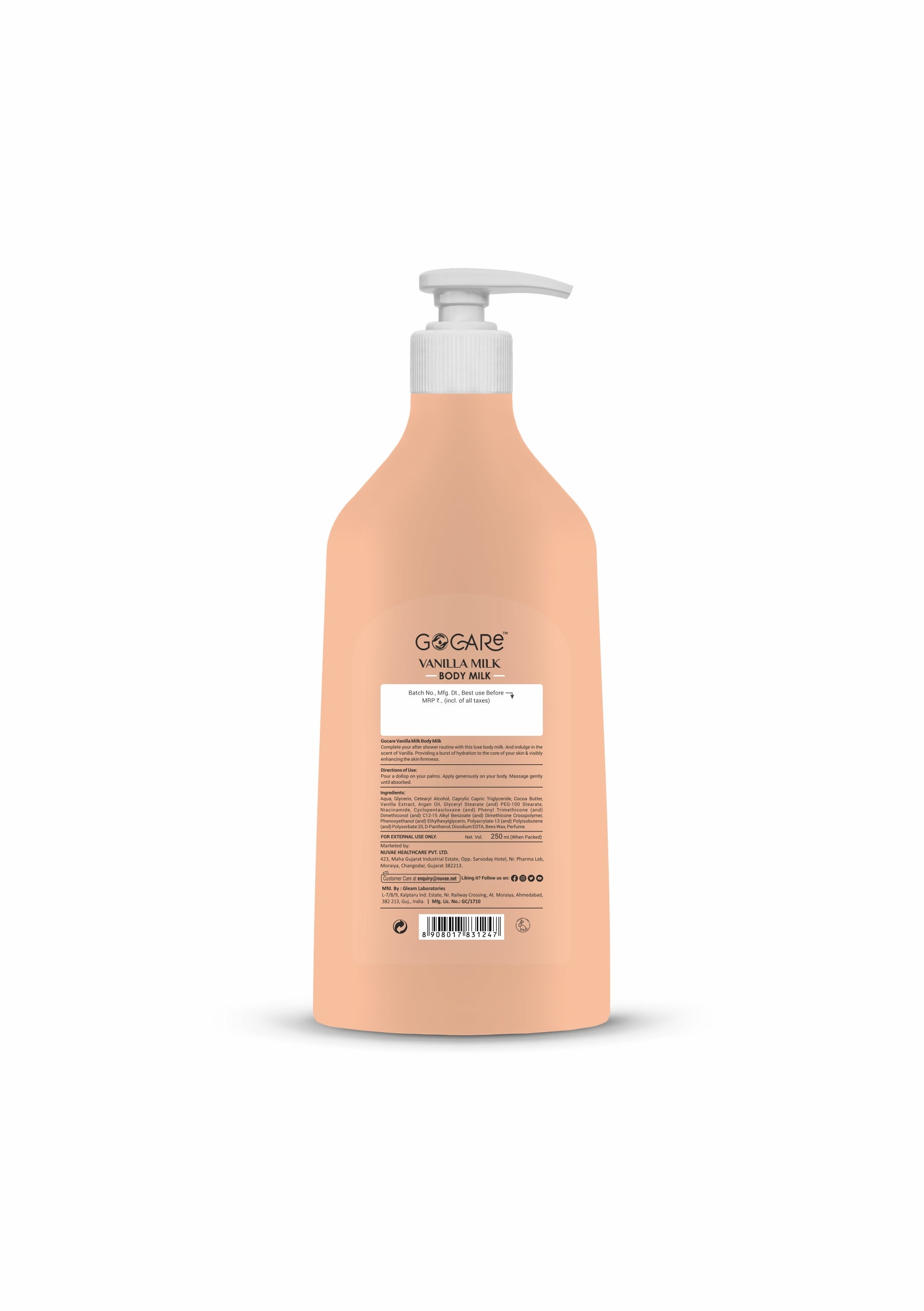 GoCare Vanilla Milk Lotion