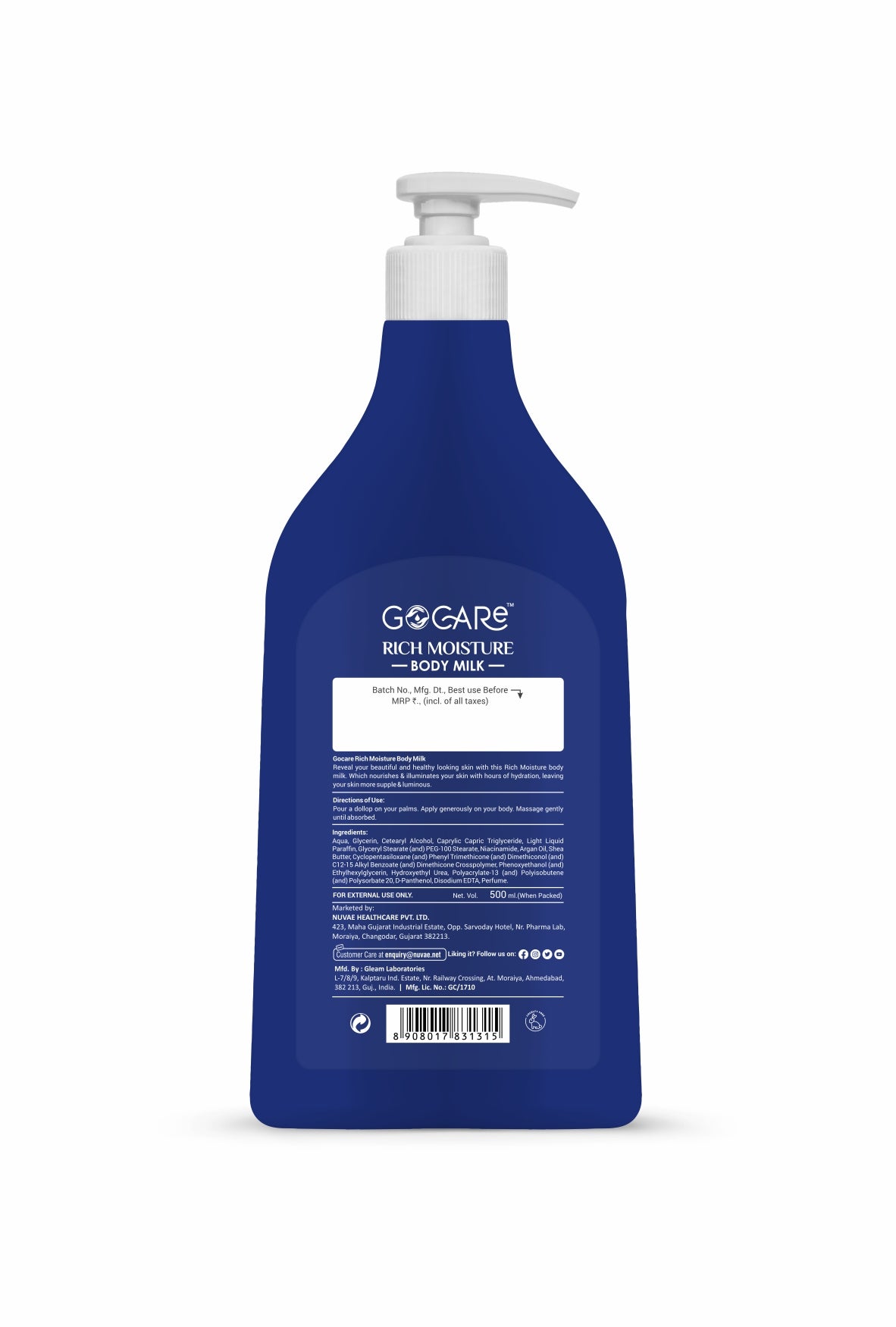 GoCare Rich Moisture Body Milk