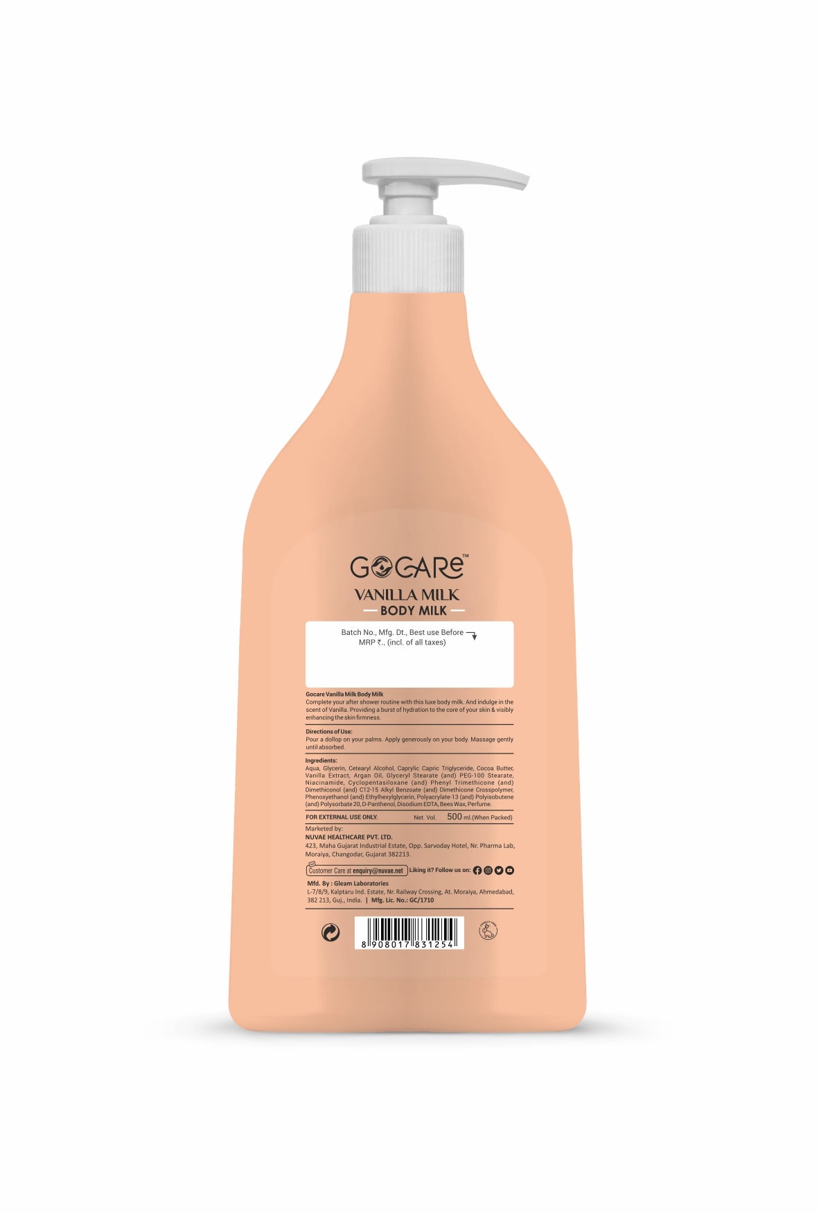 GoCare Vanilla Milk Lotion