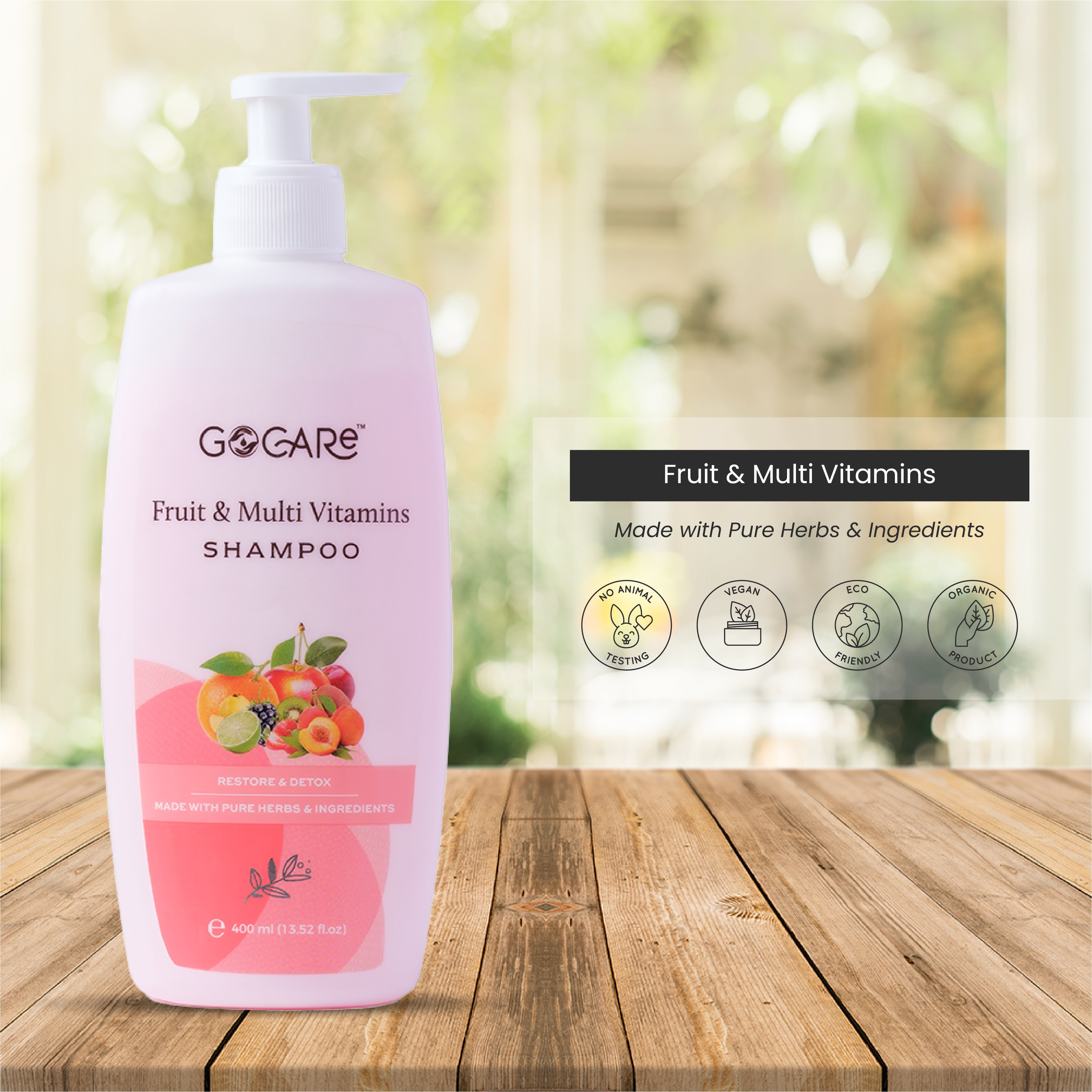 Fruit & Multi Vitamins Restoring & Detoxifying Shampoo