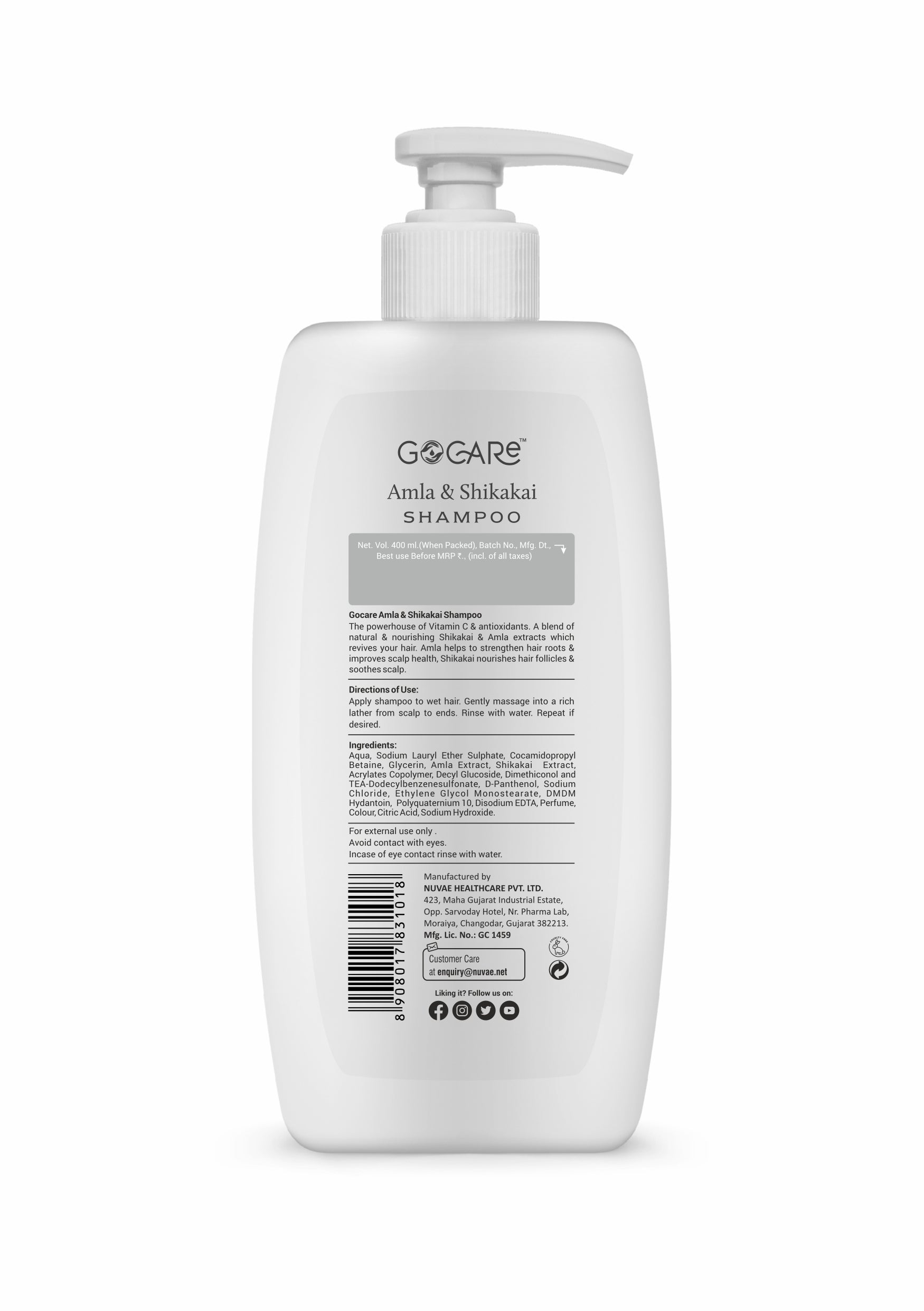 Amla & Shikakai Hairfall Control Shampoo