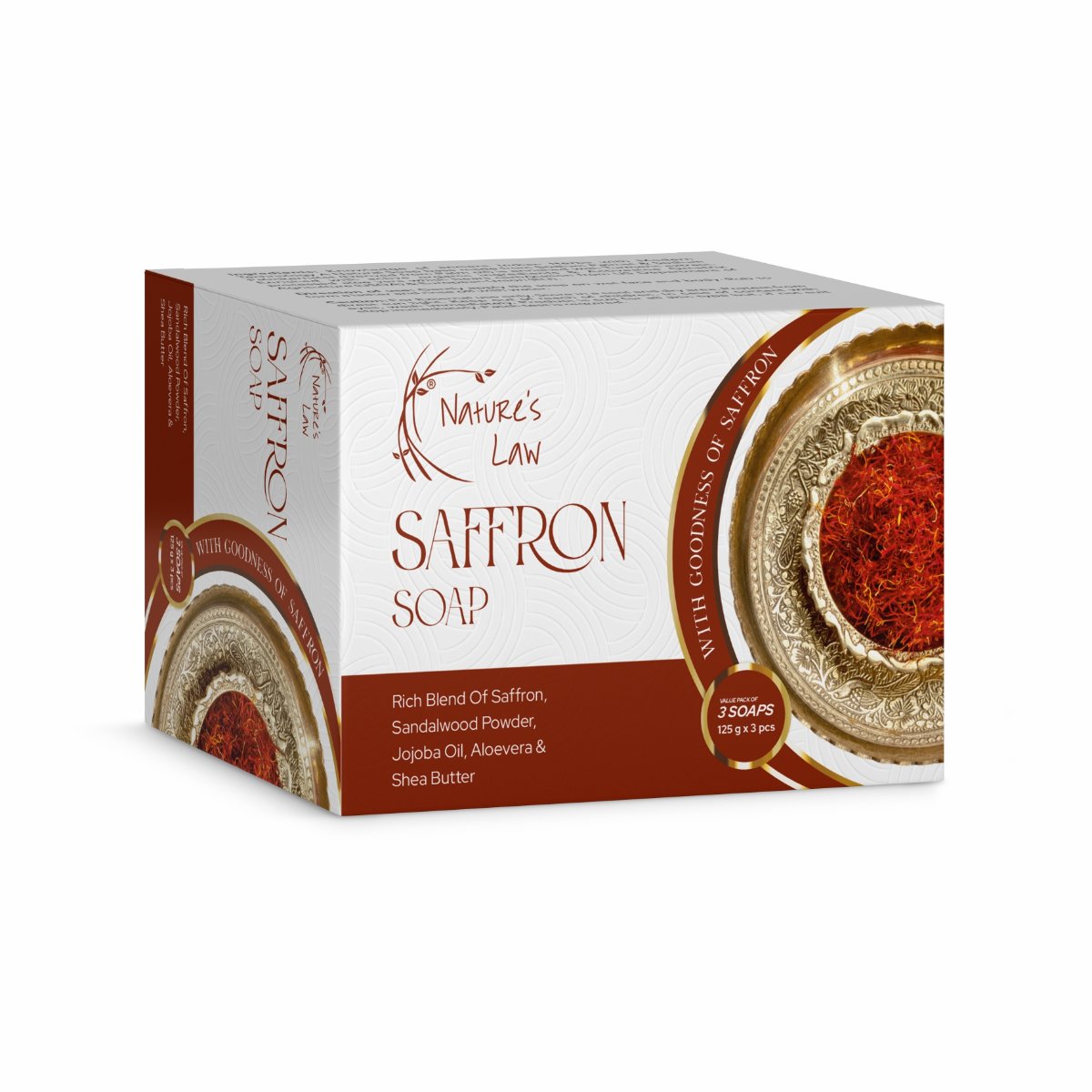 Saffron Soap (Pack of 3)