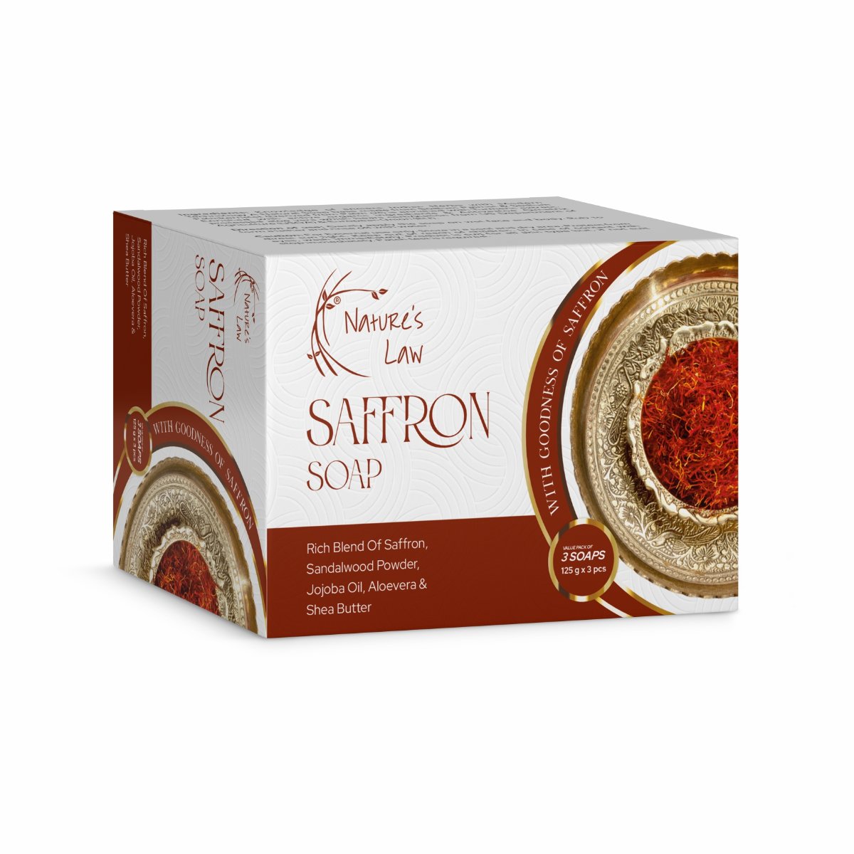 Saffron Soap (Pack of 3)